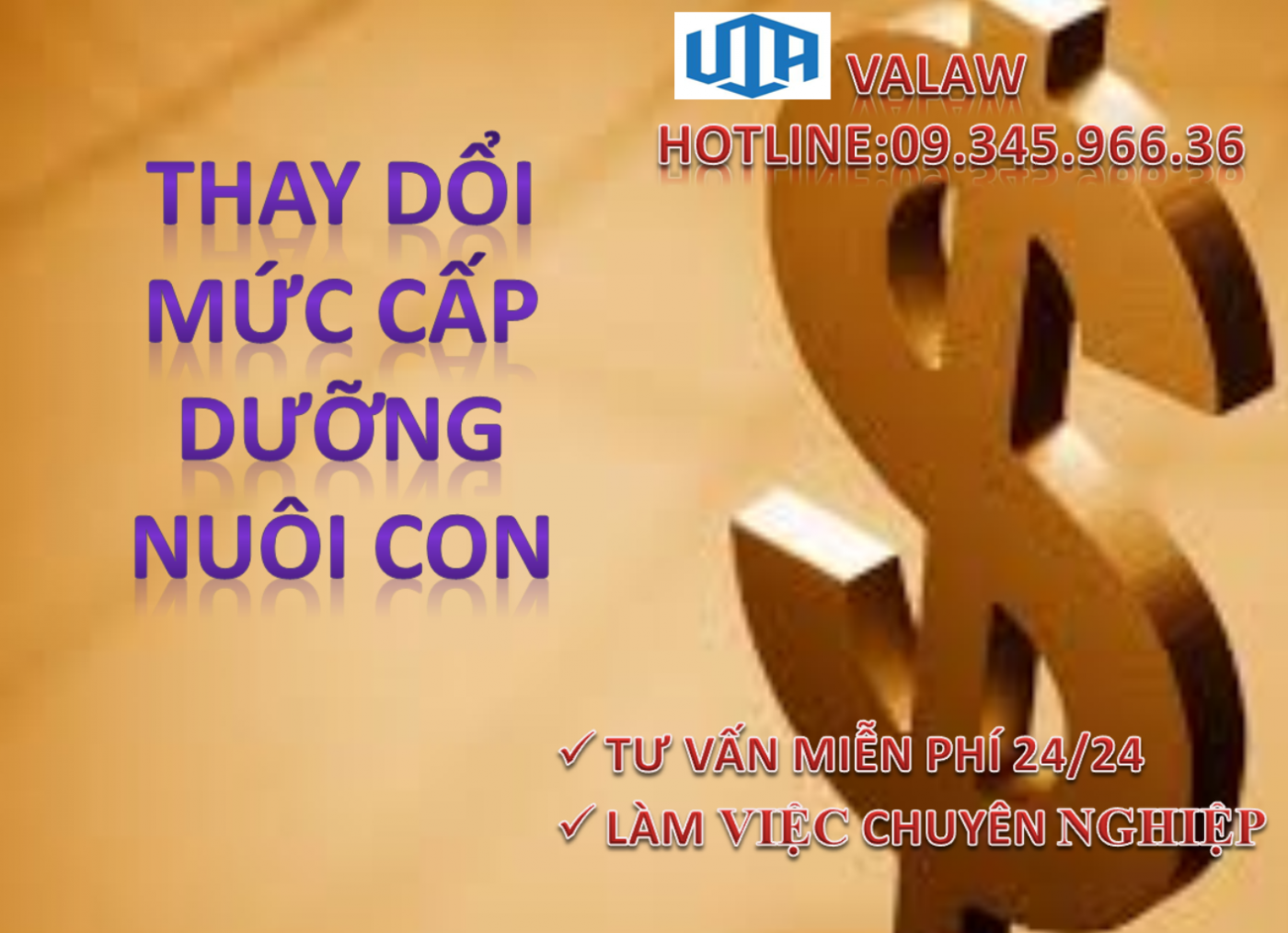 thay đổi mức cấp dưỡng khi nuôi con